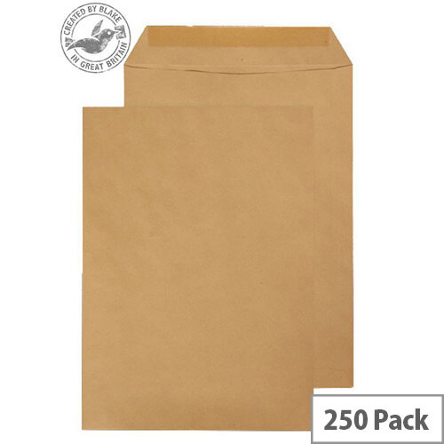 Purely Everyday Manilla Envelopes 90gsm Gummed Pocket 352x229mm Pack of 250 Purely Everyday Manilla Envelopes 90gsm Gummed Pocket 352x229mm Pack of 250