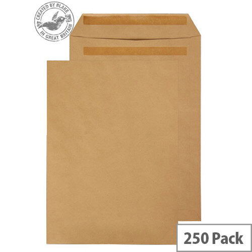 Purely Everyday Manilla 90gsm Envelopes Self Seal Pocket B4 352x250mm Pack of 250 Purely Everyday Manilla 90gsm Envelopes Self Seal Pocket B4 352x250mm Pack of 250