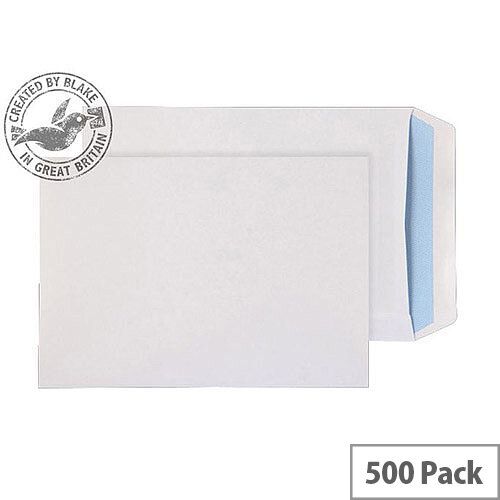 Purely Everyday Pocket Self Seal White 110gsm C5 229x162mm (Pack of 500) Purely Everyday Pocket Self Seal White 110gsm C5 229x162mm (Pack of 500)