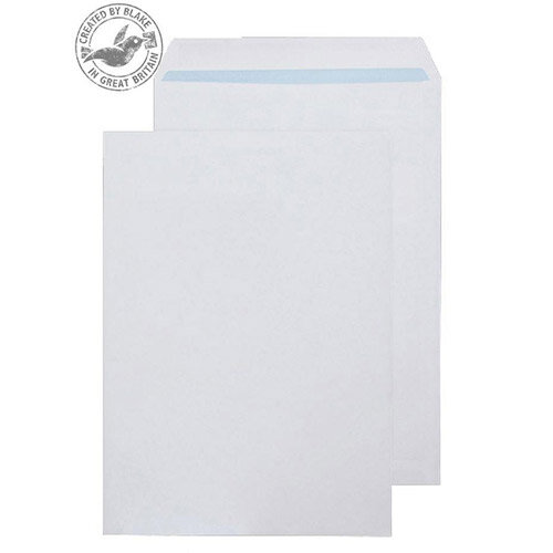 Purely Environmental Pocket Self Seal White 100gsm C4 324x229mm (Pack of 250) Purely Environmental Pocket Self Seal White 100gsm C4 324x229mm (Pack of 250)