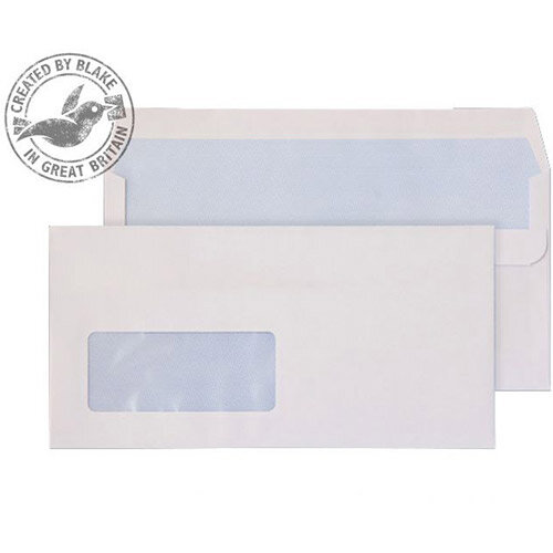 Purely Everyday DL White Self Seal Wallet Window Envelopes 90gsm Pack of 1000 Purely Everyday DL White Self Seal Wallet Window Envelopes 90gsm Pack of 1000