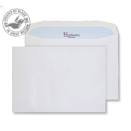 Blake Premium Postfast Mailing Wallet Gum White C4 229x324 100gsm (Pack of 250) Blake Premium Postfast Mailing Wallet Gum White C4 229x324 100gsm (Pack of 250)