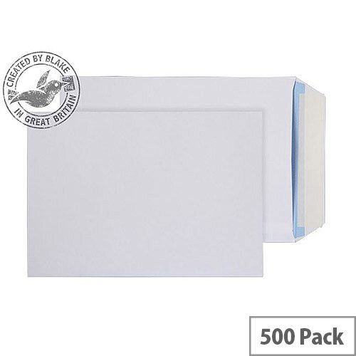 Purely Everyday White 100gsm Peel and Seal Pocket C5 229x162mm (Pack of 500) Purely Everyday White 100gsm Peel and Seal Pocket C5 229x162mm (Pack of 500)