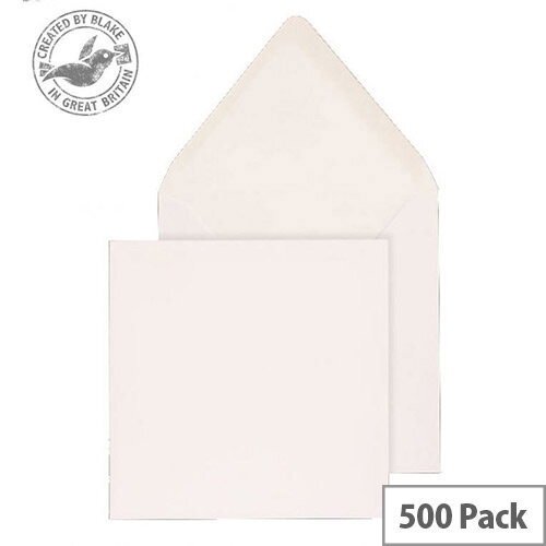 Purely Everyday Square Banker Invit Gummed White 100gsm 159x159 (Pack of 500) Purely Everyday Square Banker Invit Gummed White 100gsm 159x159 (Pack of 500)