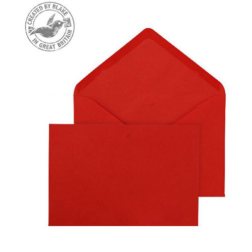 Purely Everyday Red Banker Invitation C6 Envelopes (Pack of 500) Purely Everyday Red Banker Invitation C6 Envelopes (Pack of 500)