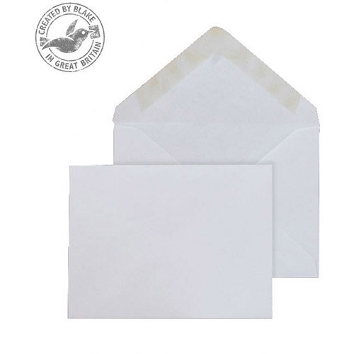 Purely Everyday Banker Invitation Envelopes Gummed White 90gsm 70x100mm Pack of 1000 Purely Everyday Banker Invitation Envelopes Gummed White 90gsm 70x100mm Pack of 1000