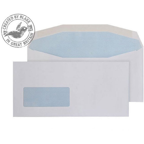 Purely Everyday White DL+ Envelopes Mailer Wallet Window Gummed 90gsm Pack of 1000 Purely Everyday White DL+ Envelopes Mailer Wallet Window Gummed 90gsm Pack of 1000