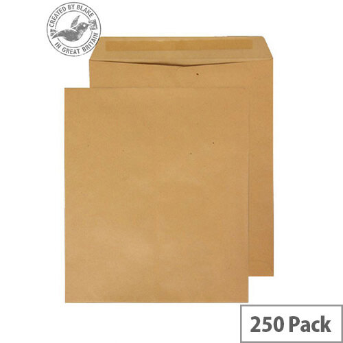 Purely Everyday Pocket Envelopes Gummed Manilla 115gsm 330x279mm Pack of 250 Purely Everyday Pocket Envelopes Gummed Manilla 115gsm 330x279mm Pack of 250