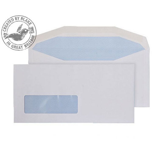 Purely Everyday White DL+ Envelopes Mailer Wallet Window Gummed 90gsm Pack of 1000 Purely Everyday White DL+ Envelopes Mailer Wallet Window Gummed 90gsm Pack of 1000
