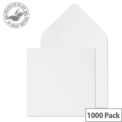Purely Everyday Square Banker Invit Gummed White 90gsm 111x111 (Pack of 1000) Purely Everyday Square Banker Invit Gummed White 90gsm 111x111 (Pack of 1000)