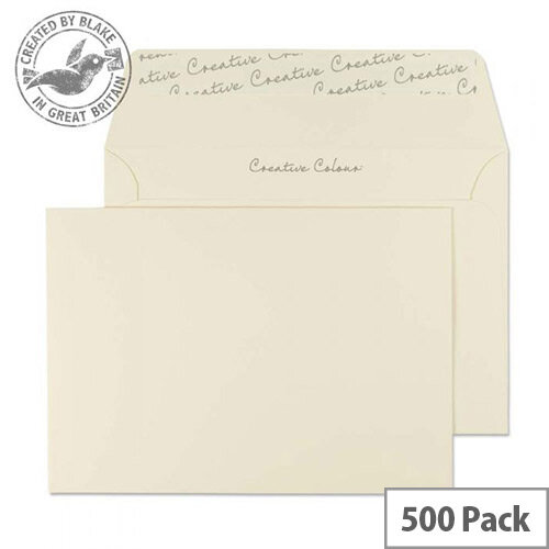 Creative Colour Clotted Wallet Cream C6 Envelopes (Pack 500)