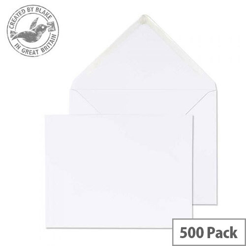 Purely Everyday Banker Invitation Envelopes Gummed White 100gsm 184x235mm Pack 500 Purely Everyday Banker Invitation Envelopes Gummed White 100gsm 184x235mm Pack 500