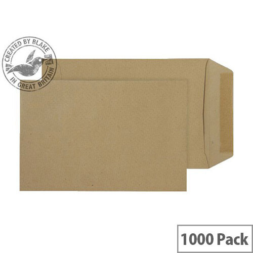 Purely Everyday Pocket Envelopes Gummed Manilla 80gsm 154x106mm Pack of 1000 Purely Everyday Pocket Envelopes Gummed Manilla 80gsm 154x106mm Pack of 1000