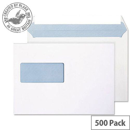 Purely Everyday Wallet P& Window Ultra White 120gsm C5 162x229 (Pack of 500) Purely Everyday Wallet P& Window Ultra White 120gsm C5 162x229 (Pack of 500)