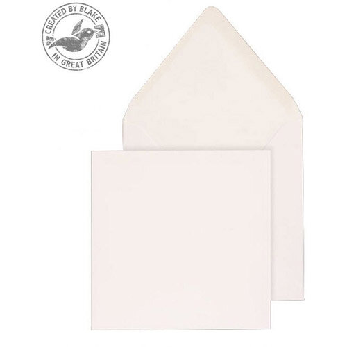 Purely Everyday Square Banker Invit Gummed White 90gsm 146x146 (Pack of 1000) Purely Everyday Square Banker Invit Gummed White 90gsm 146x146 (Pack of 1000)