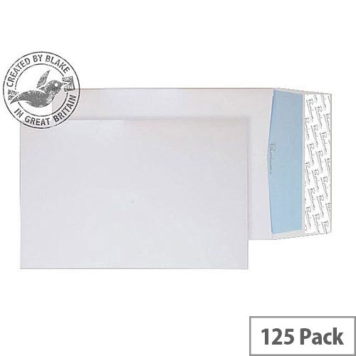 Blake Premium Office Gusset P& Ultra White Wove C5 25mm 140gsm (Pack of 125) Blake Premium Office Gusset P& Ultra White Wove C5 25mm 140gsm (Pack of 125)