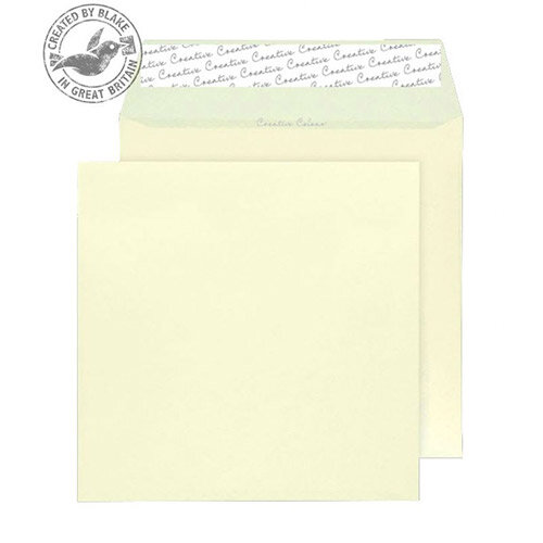 Creative Colour Clotted Cream Square Wallet Envelopes (Pack of 500)