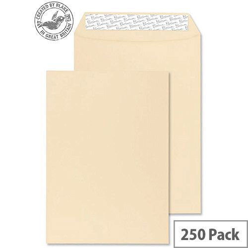 Blake Premium Business Pocket P&S Cream Wove C4 324x229mm 120gsm (Pack of 250)