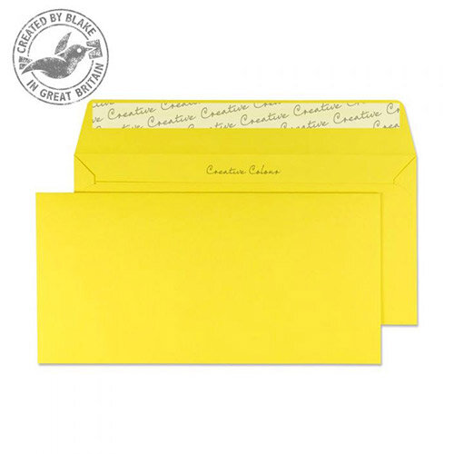Creative Colour Banana Yellow Wallet DL+ Envelopes (Pack of 500) Creative Colour Banana Yellow Wallet DL+ Envelopes (Pack of 500)