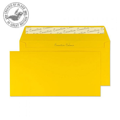 Creative Colour Egg Yellow DL+ Wallet Envelopes (Pack of 500) Creative Colour Egg Yellow DL+ Wallet Envelopes (Pack of 500)