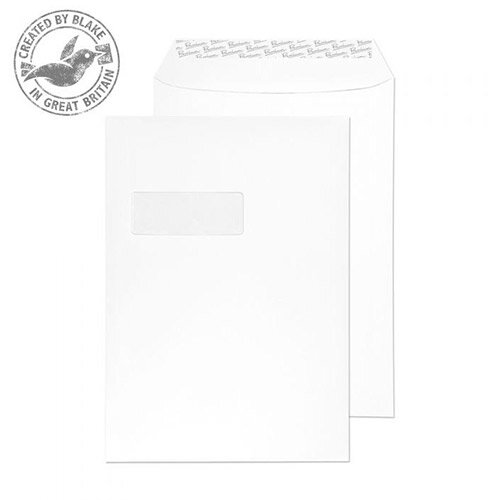Blake Premium Bus Pckt Window P& Diamond White Smooth C4 120gsm (Pack of 250) Blake Premium Bus Pckt Window P& Diamond White Smooth C4 120gsm (Pack of 250)