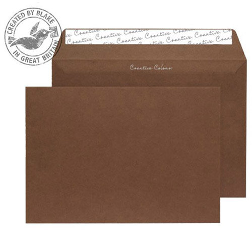 Creative Colour Brown Milk Chocolate Wallet C4 Envelopes (Pack of 250) Creative Colour Brown Milk Chocolate Wallet C4 Envelopes (Pack of 250)