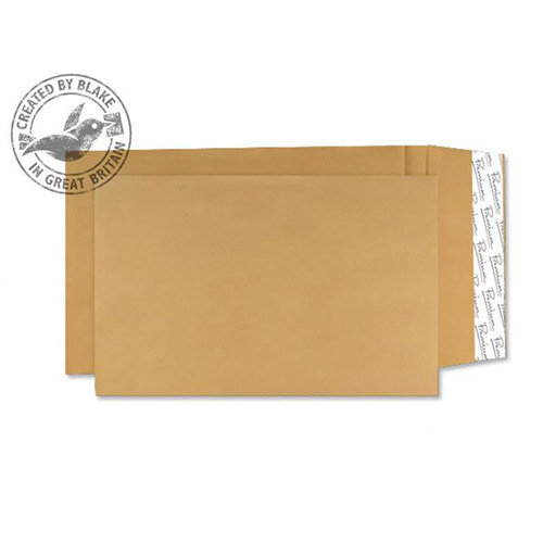 Blake Premium Cream Manilla Avant Garde Gusset Envelopes Peel and Seal 406x305x30 140gsm Pack of 100