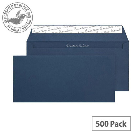 Creative Colour Oxford Blue DL+ Wallet Envelopes (Pack of 500) Creative Colour Oxford Blue DL+ Wallet Envelopes (Pack of 500)