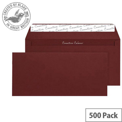 Creative Colour Bordeaux Wallet DL+ Envelopes (Pack of 500) Creative Colour Bordeaux Wallet DL+ Envelopes (Pack of 500)