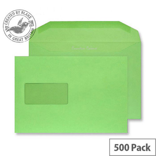 Creative Colour Lime Green Window C5+ Wallet Envelopes (Pack of 500) Creative Colour Lime Green Window C5+ Wallet Envelopes (Pack of 500)