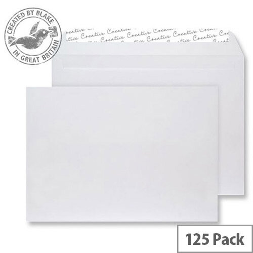 Creative Senses White Velvet Wallet C4 Envelopes (Pack of 125) Creative Senses White Velvet Wallet C4 Envelopes (Pack of 125)