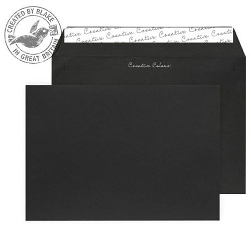 Creative Colour Jet Black C5 Wallet Envelopes (Pack of 500) Creative Colour Jet Black C5 Wallet Envelopes (Pack of 500)