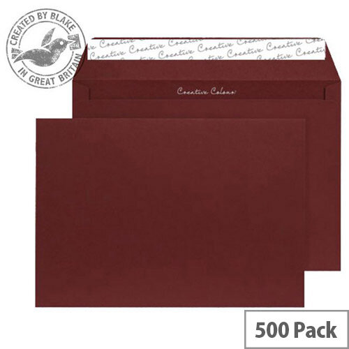 Creative Colour Bordeaux Wallet C5 Envelopes (Pack of 500) Creative Colour Bordeaux Wallet C5 Envelopes (Pack of 500)