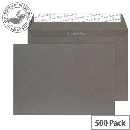 Creative Colour Graphite Grey C5 Wallet Envelopes (Pack 500) Creative Colour Graphite Grey C5 Wallet Envelopes (Pack 500)