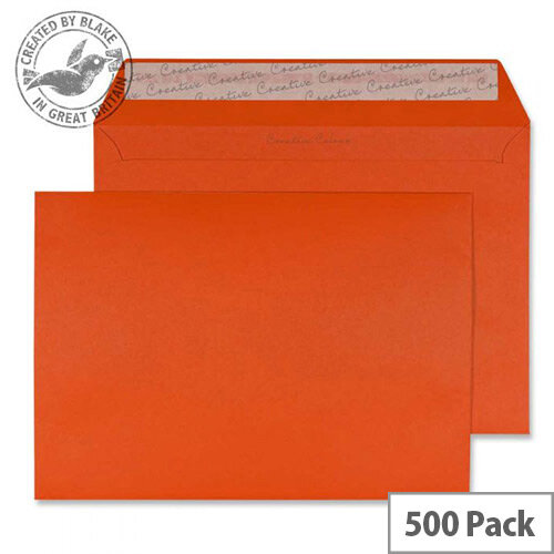 Creative Colour Marmalade Orange C5 Wallet Envelopes (Pack of 500) Creative Colour Marmalade Orange C5 Wallet Envelopes (Pack of 500)
