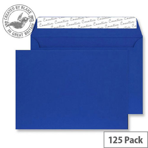Creative Senses Blue Velvet C4 Wallet Envelopes (Pack of 125) Creative Senses Blue Velvet C4 Wallet Envelopes (Pack of 125)
