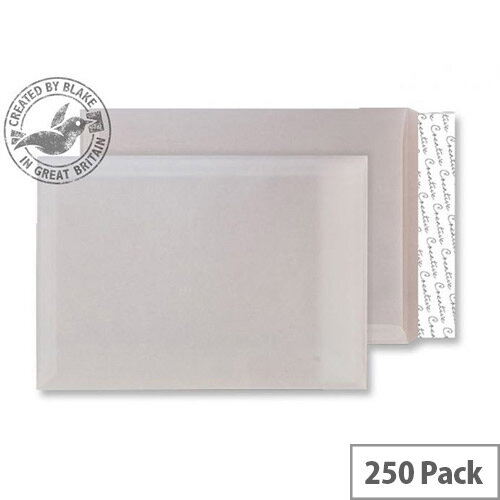 Creative Senses Translucent White C4 Pocket Envelopes Pack of 250) Creative Senses Translucent White C4 Pocket Envelopes Pack of 250)