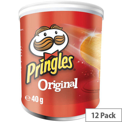 Pringles Popngo Original Unique Shape Well-seasoned Non Greasy Crisps Pack of 12