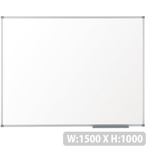 Nobo Prestige Enamel Whiteboard Magnetic Fixings Included W1500xH1000mm White Ref 1905222