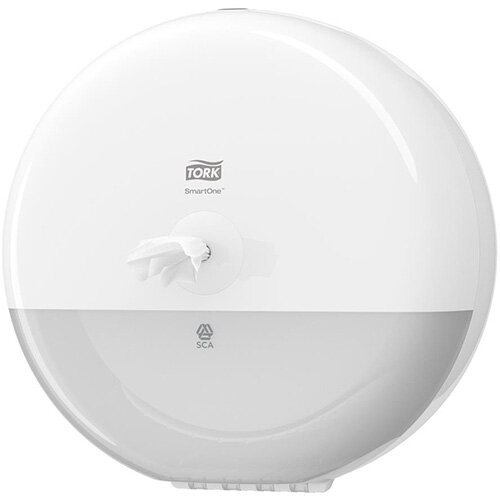 Tork SmartOne Mini Toilet Roll Plastic Dispenser Ref 681000 Tork SmartOne Mini Toilet Roll Plastic Dispenser Ref 681000