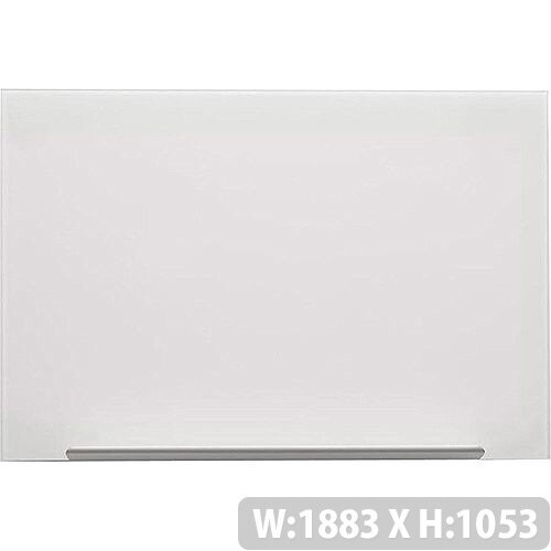 Nobo Diamond Glass Board Magnetic Scratch Resistant Fixings Included W1883xH1053mm White Ref 1905178 Nobo Diamond Glass Board Magnetic Scratch Resistant Fixings Included W1883xH1053mm White Ref 1905178