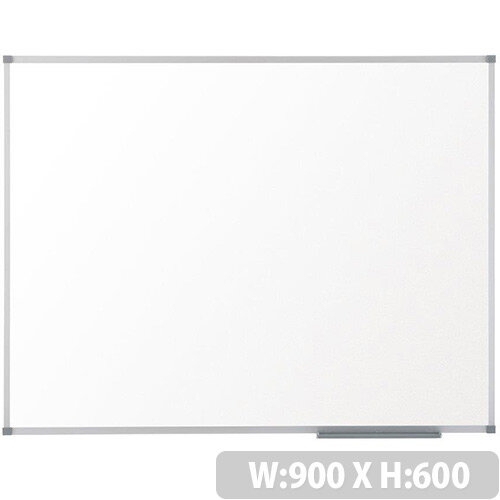 Nobo Prestige Enamel Whiteboard Magnetic Fixings Included W900xH600mm White Ref 1905220 Nobo Prestige Enamel Whiteboard Magnetic Fixings Included W900xH600mm White Ref 1905220