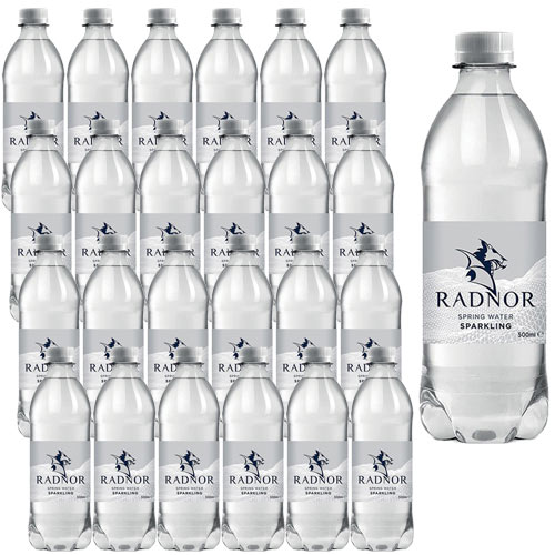 Radnor Sparkling Mineral Water Drink Bottles 500ml Pack of 24 Radnor Sparkling Mineral Water Drink Bottles 500ml Pack of 24