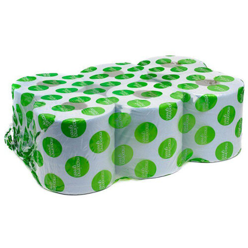 Maxima Green Centrefeed Toilet Paper Dispenser Refill Tissue Rolls 1-Ply 300m Blue Pack of 6 Maxima Green Centrefeed Toilet Paper Dispenser Refill Tissue Rolls 1-Ply 300m Blue Pack of 6