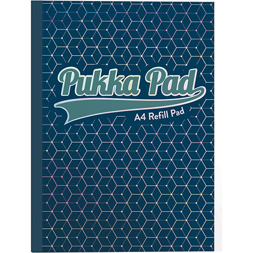 Pukka GLEE Refill Pad 400Pg 80gsm Sidebound A4 Dark Blue Ref 8891GLE Pack of 5 Pukka GLEE Refill Pad 400Pg 80gsm Sidebound A4 Dark Blue Ref 8891GLE Pack of 5