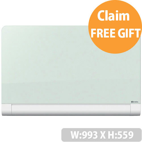 Nobo Diamond 993x559mm Glass Magnetic Whiteboard with Rounded Corners and Fixings Included Nobo Diamond 993x559mm Glass Magnetic Whiteboard with Rounded Corners and Fixings Included