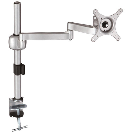 Allcam ACAVA AVM04G LCD/LED Monitor Single Arm Stand Silver Ref AVM04G Allcam ACAVA AVM04G LCD/LED Monitor Single Arm Stand Silver Ref AVM04G