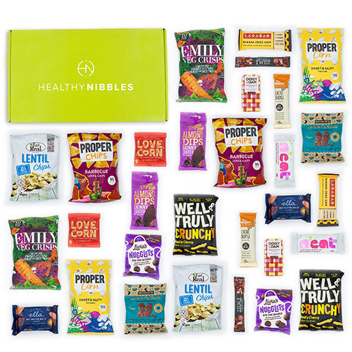 Healthy Nibbles Gluten Free 60 Piece Office Box Ref Gluten60