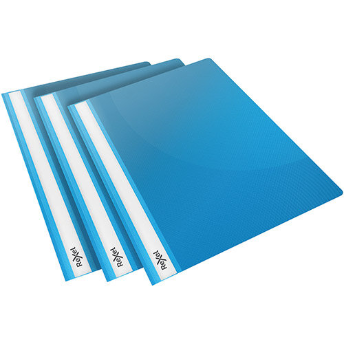 Rexel Choices Report Folder Clear Front Capacity 160 Sheets A4 Blue Ref 2115646 Pack of 25 Rexel Choices Report Folder Clear Front Capacity 160 Sheets A4 Blue Ref 2115646 Pack of 25