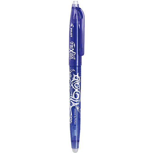 Pilot Frixion Rollerball Pen Eraser Rewriter 0.5mm Tip Blue Ref 4902505360107 Pack of 12 Pilot Frixion Rollerball Pen Eraser Rewriter 0.5mm Tip Blue Ref 4902505360107 Pack of 12